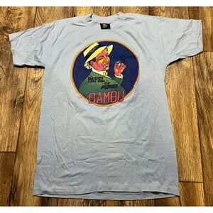 Vtg Bambu Rolling Papers T Shirt XL Cheech Chong Single Stitch Excellent Cond!
